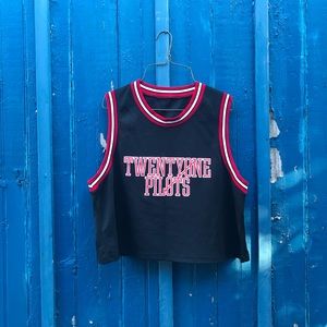 Twenty One Pilots Jersey Crop Top